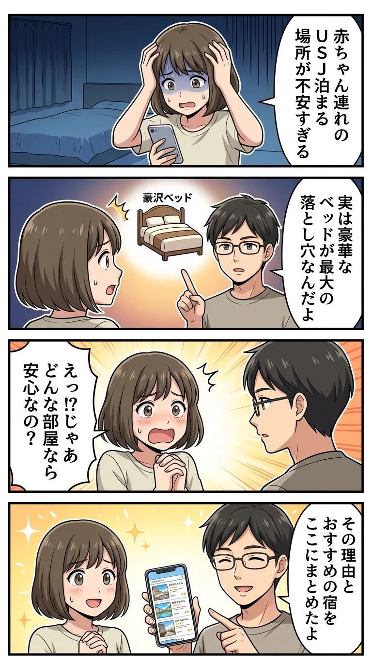 USJ周辺 ホテル 子連れ 和室 赤ちゃん