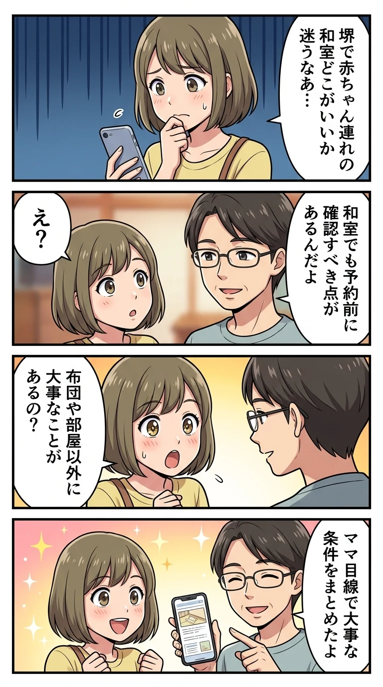 堺 ホテル 子連れ 和室 赤ちゃん