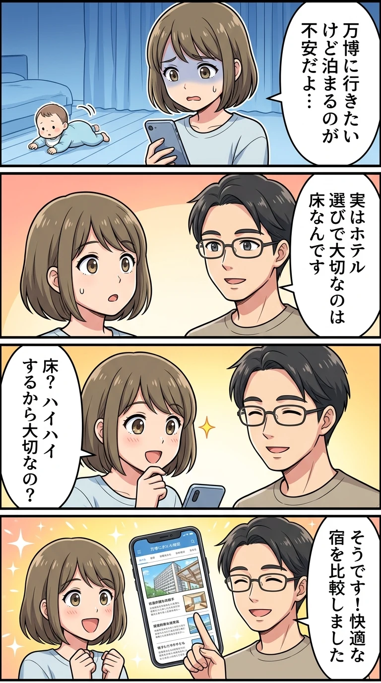 万博記念公園周辺 ホテル 子連れ 和室 赤ちゃん