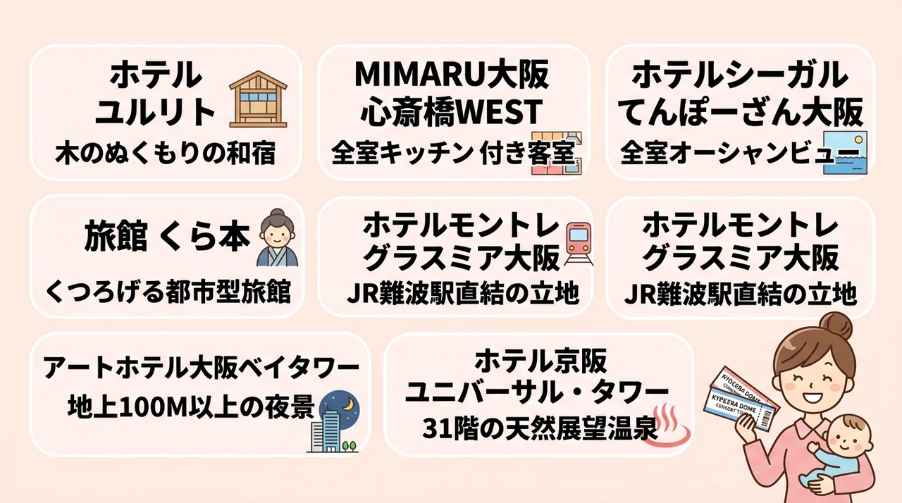 京セラドーム大阪周辺の子連れにおすすめの和室・和洋室ホテル7選