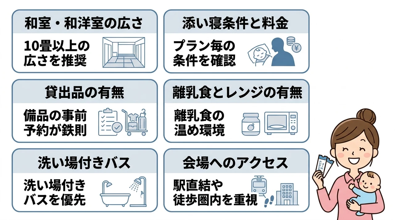 ホテル選びで失敗しないための比較ポイントと注意点