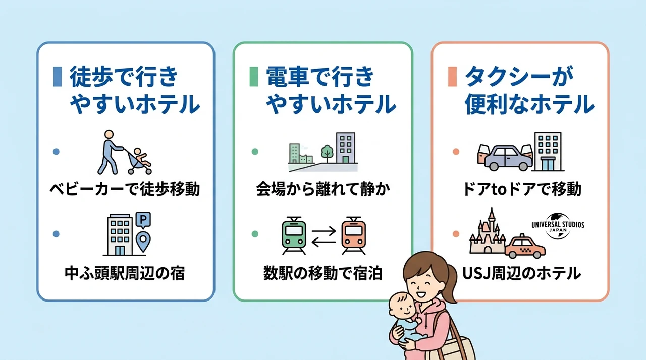 インテックス大阪へのアクセスで選ぶ子連れホテル
