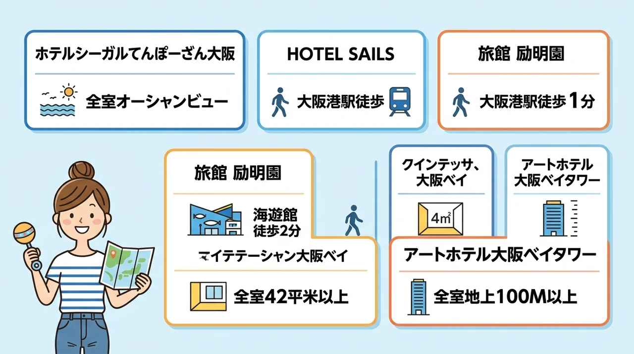 大阪南港周辺で子連れ家族に最適な和室のあるホテル5選
