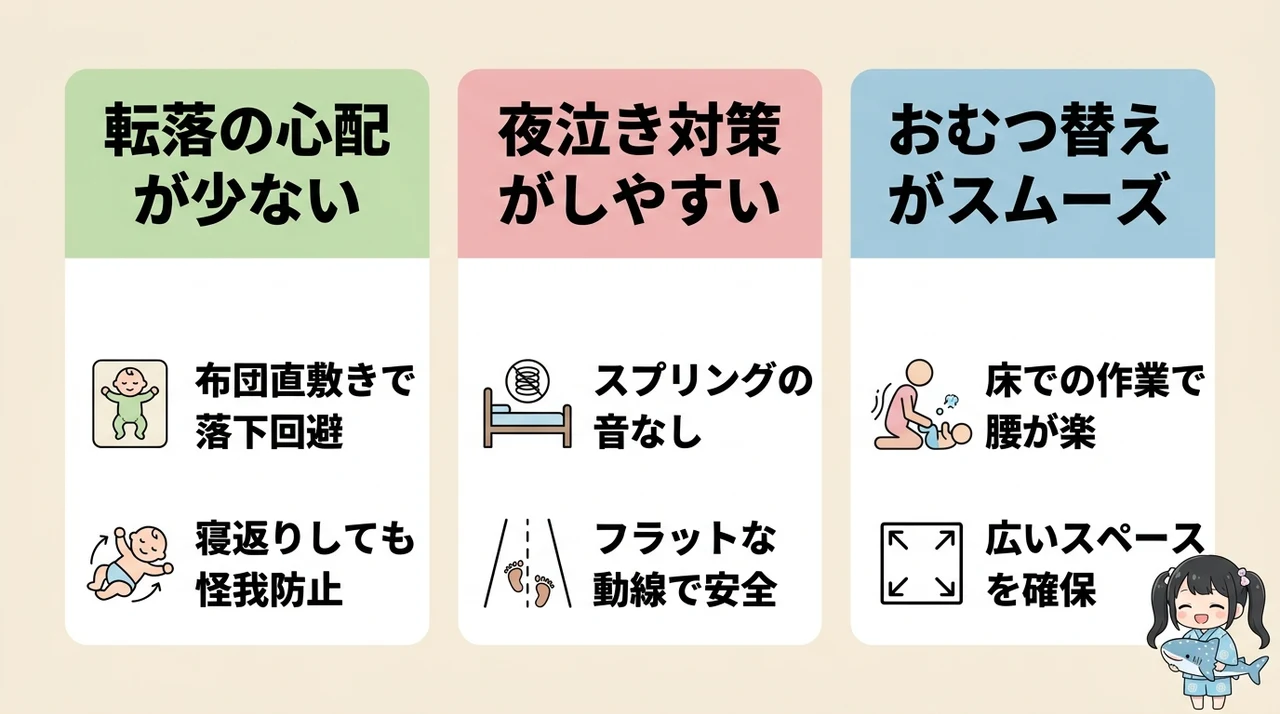 赤ちゃん連れが和室を選ぶべき3つの理由