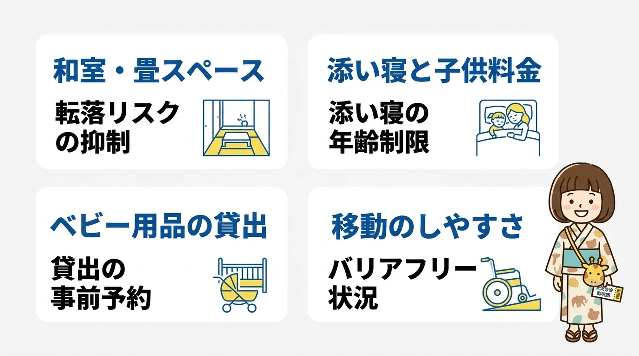 子連れホテル選びで確認すべき4つの重要ポイント
