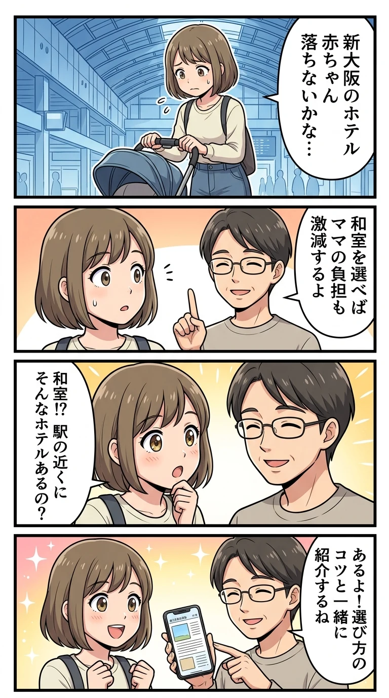 新大阪 ホテル 子連れ 和室 赤ちゃん