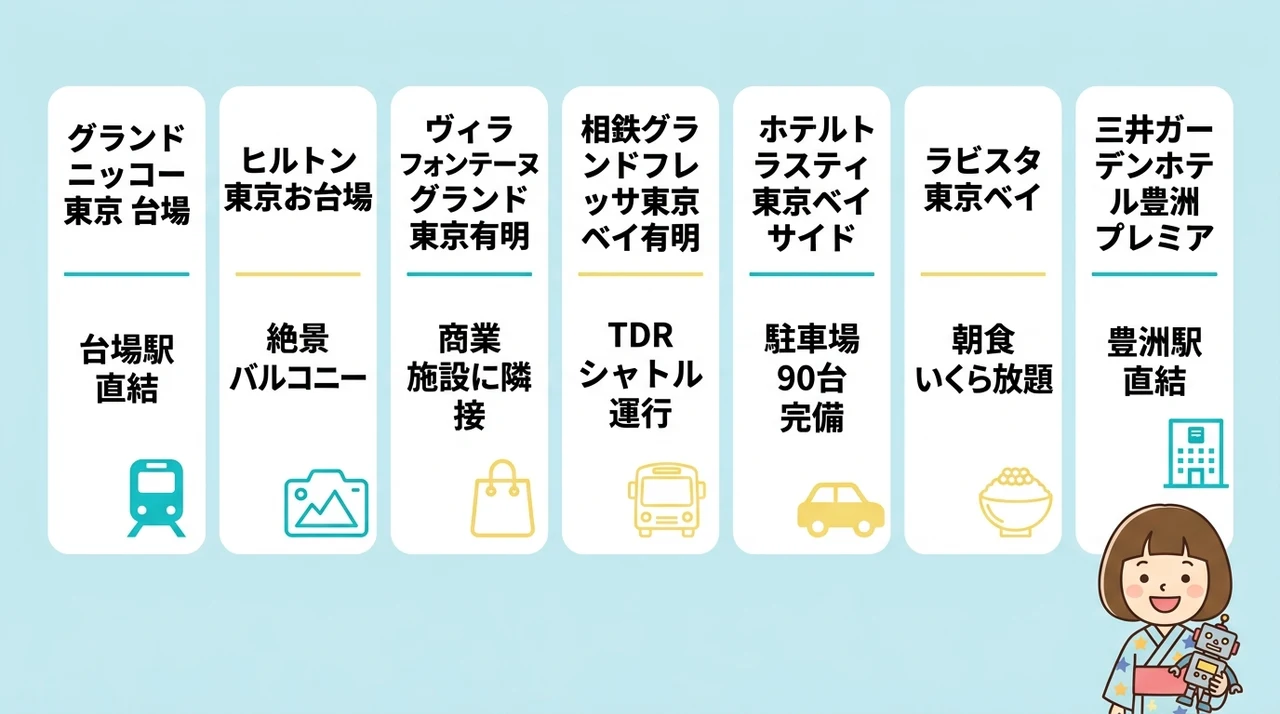 日本科学未来館周辺の子連れホテルおすすめ7選