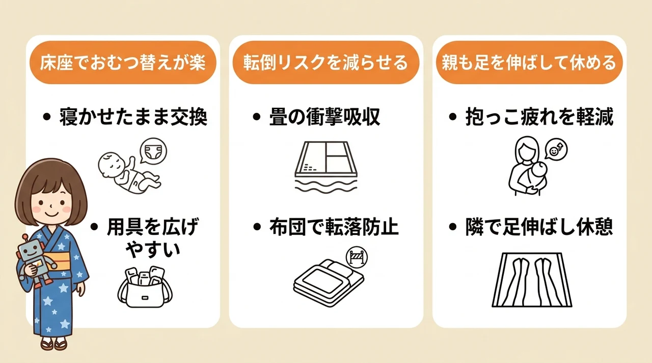 赤ちゃん連れ宿泊で実感した3つのメリット