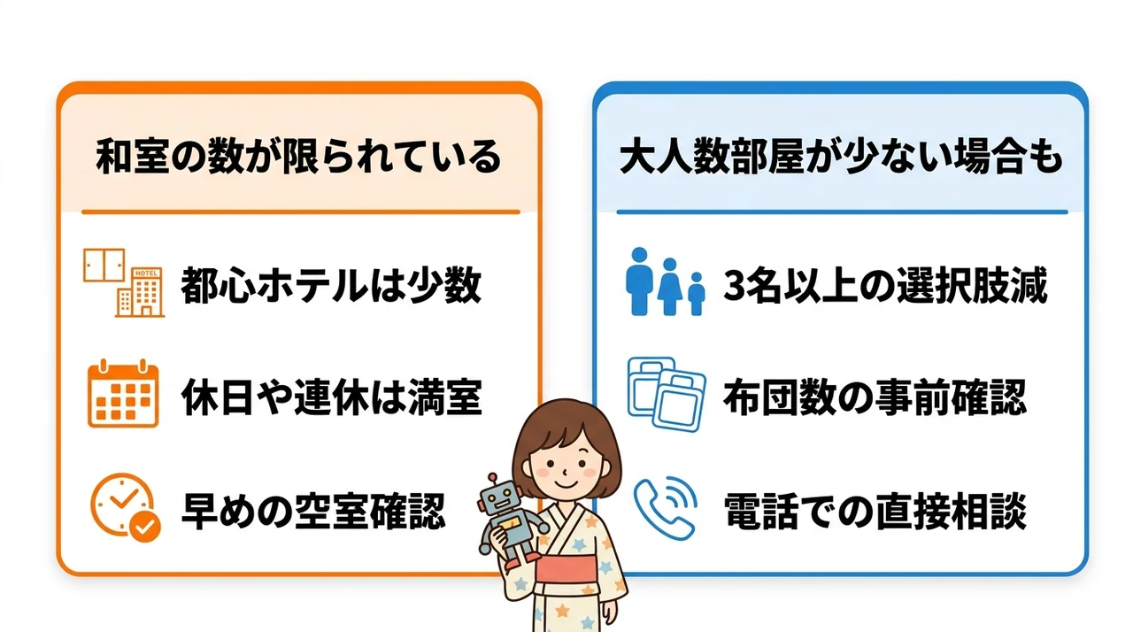 知っておきたい子連れ宿泊のデメリット
