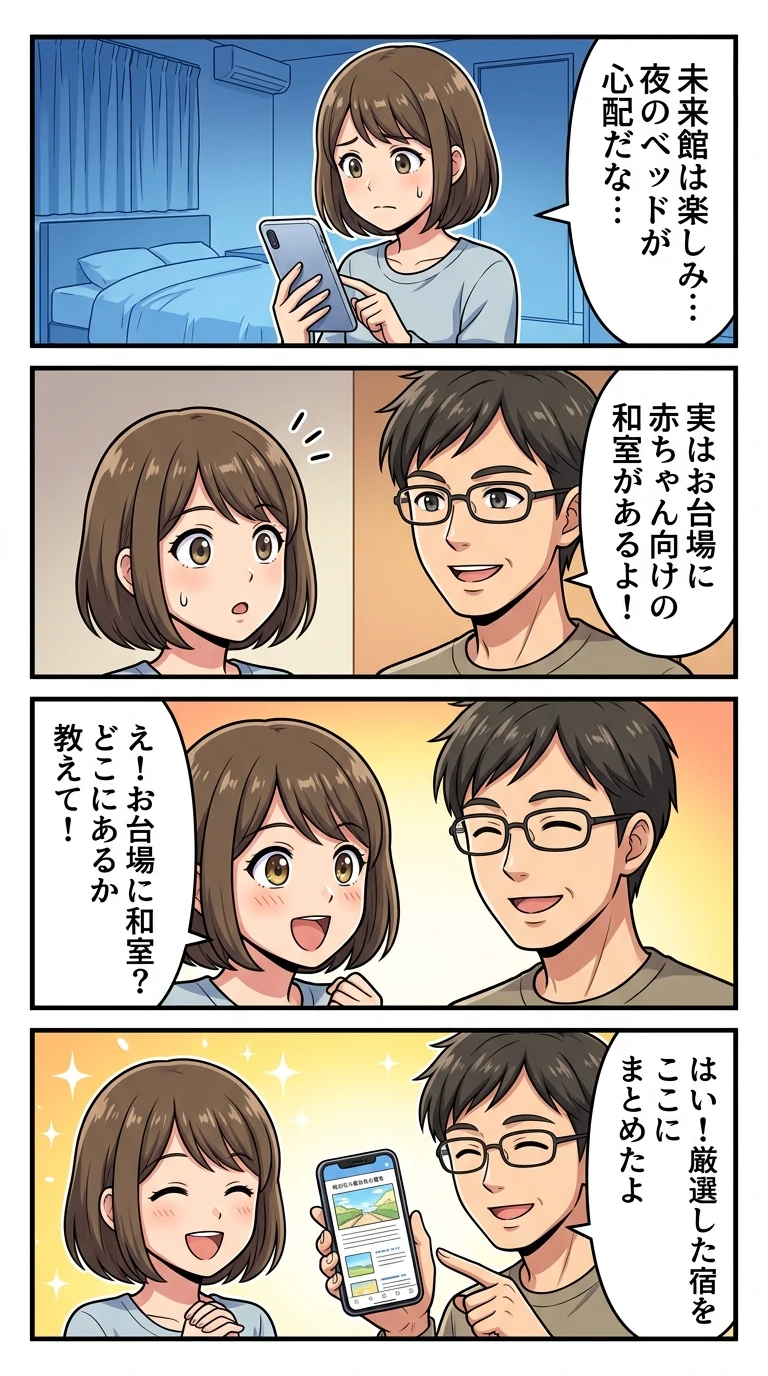 日本科学未来館周辺 ホテル 子連れ 和室 赤ちゃん