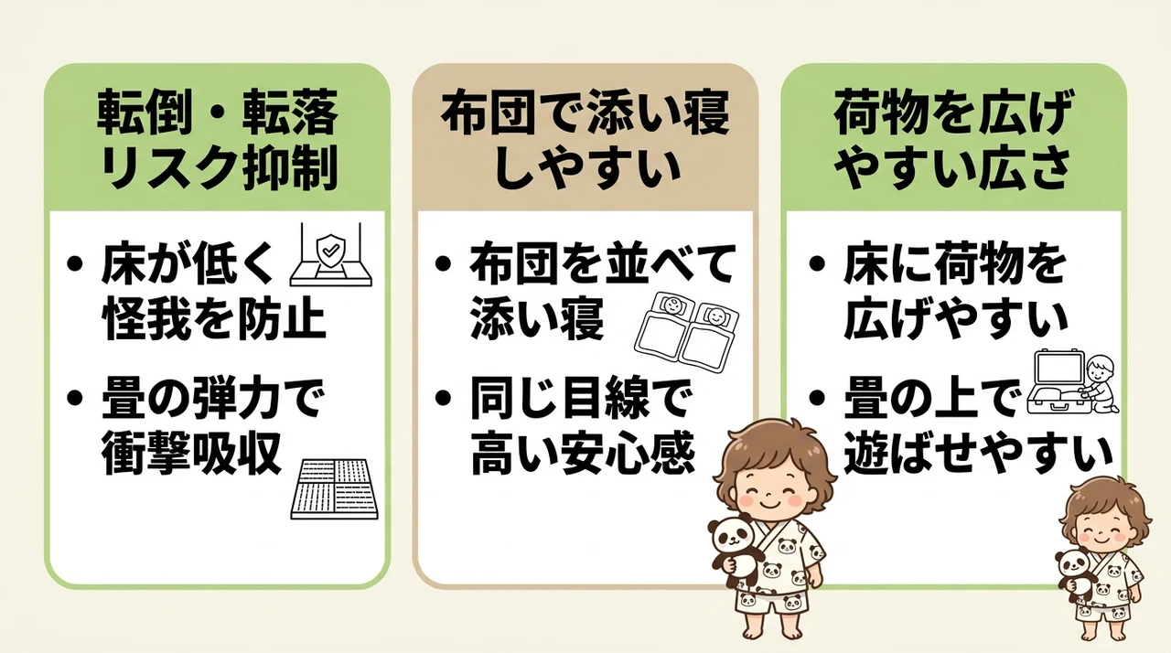 子連れ家族に和室が最適な3つの理由
