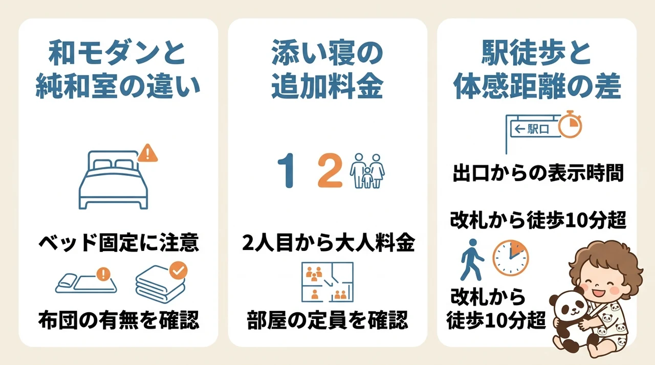 上野ホテル 子連れ和室の悪い評判と注意点