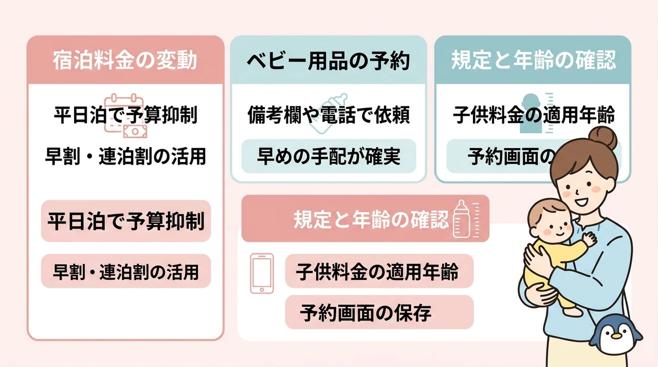 予約前に必ず確認したい注意点