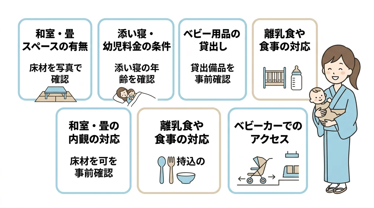 月島子連れホテル選びで確認したい5つのポイント