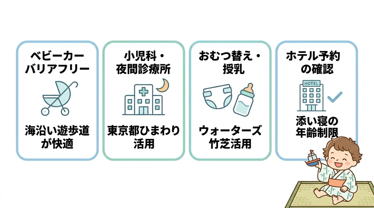 竹芝エリアで子連れ旅行を成功させる実用ガイド
