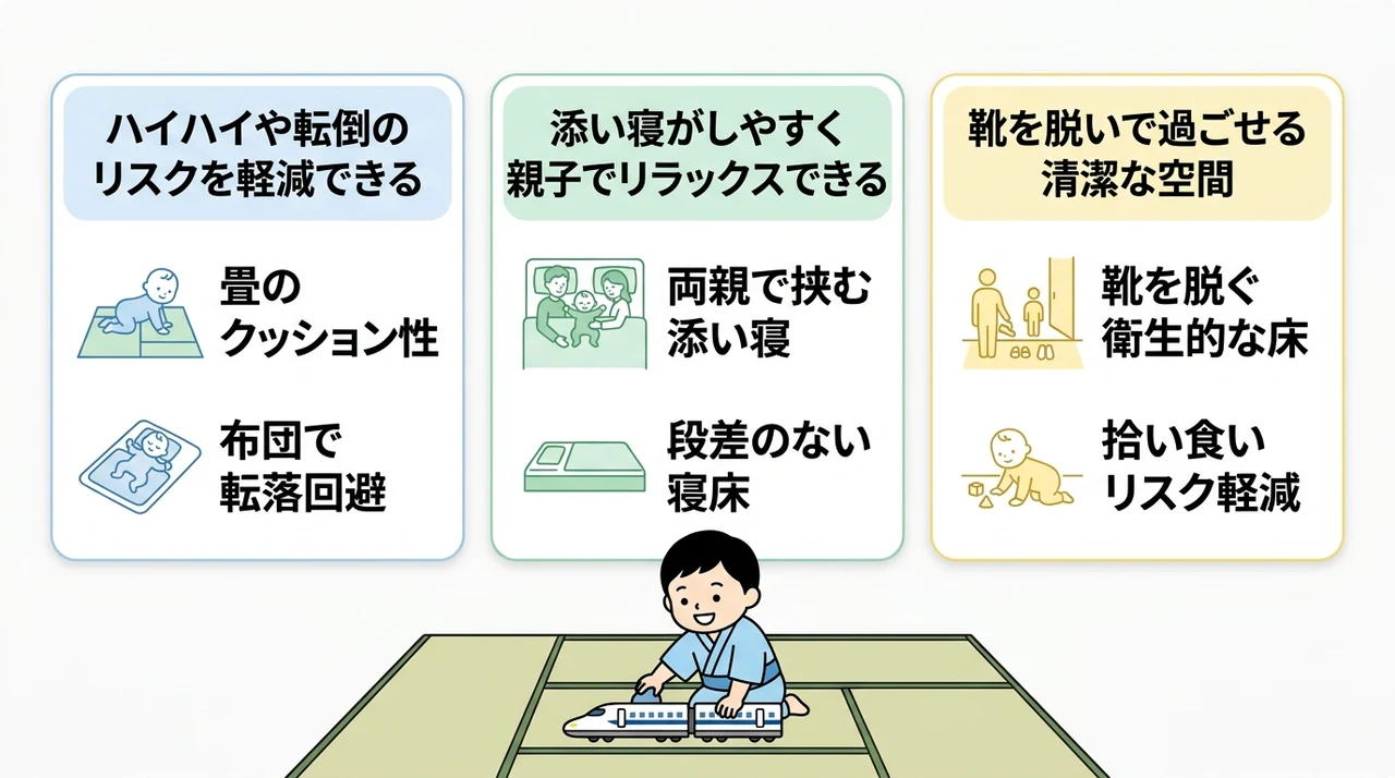 和室ホテルが赤ちゃん連れ家族に選ばれる3つの理由