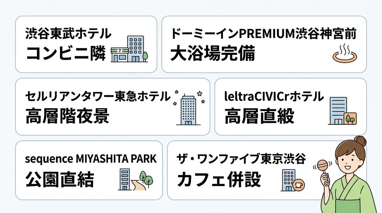 代々木公園周辺で赤ちゃん連れにおすすめの和室ホテル5選