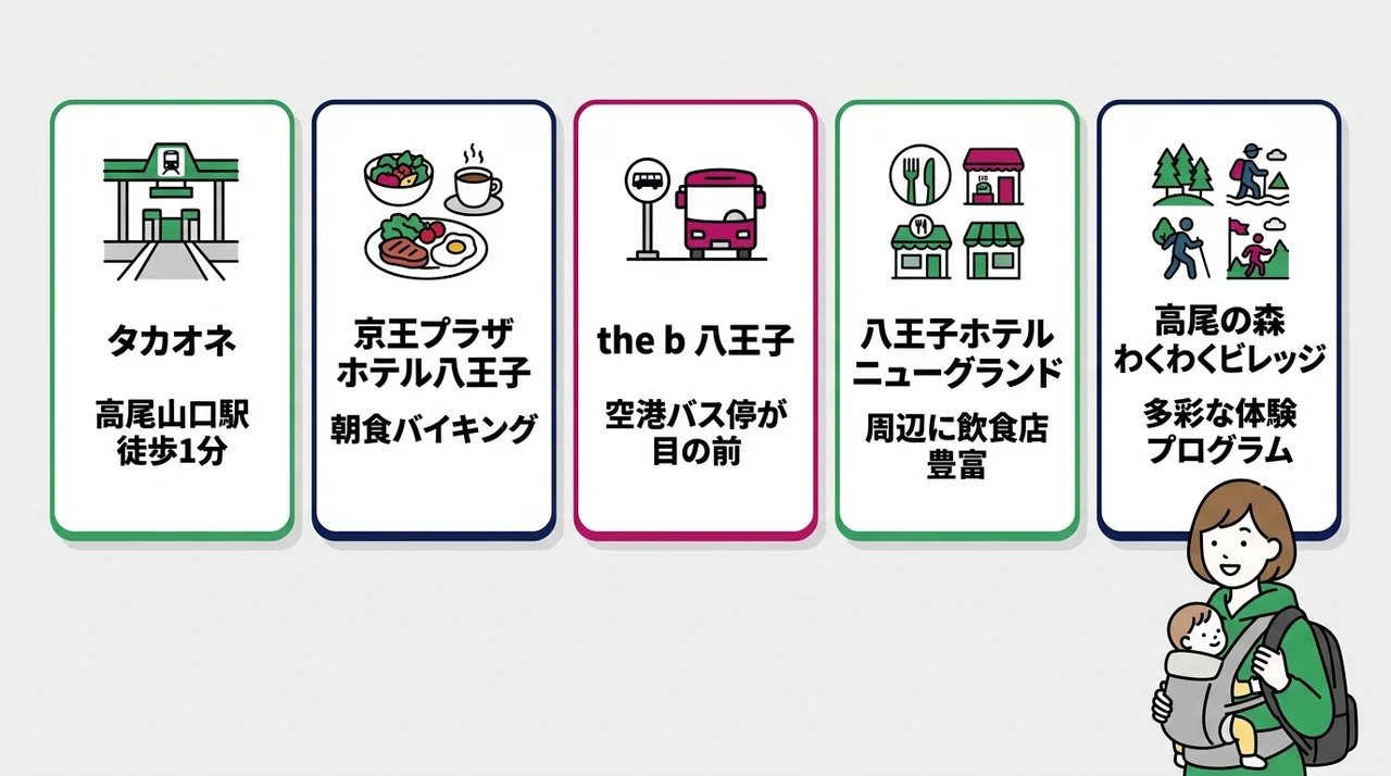 高尾山周辺で子連れ家族が泊まれるおすすめホテル5選