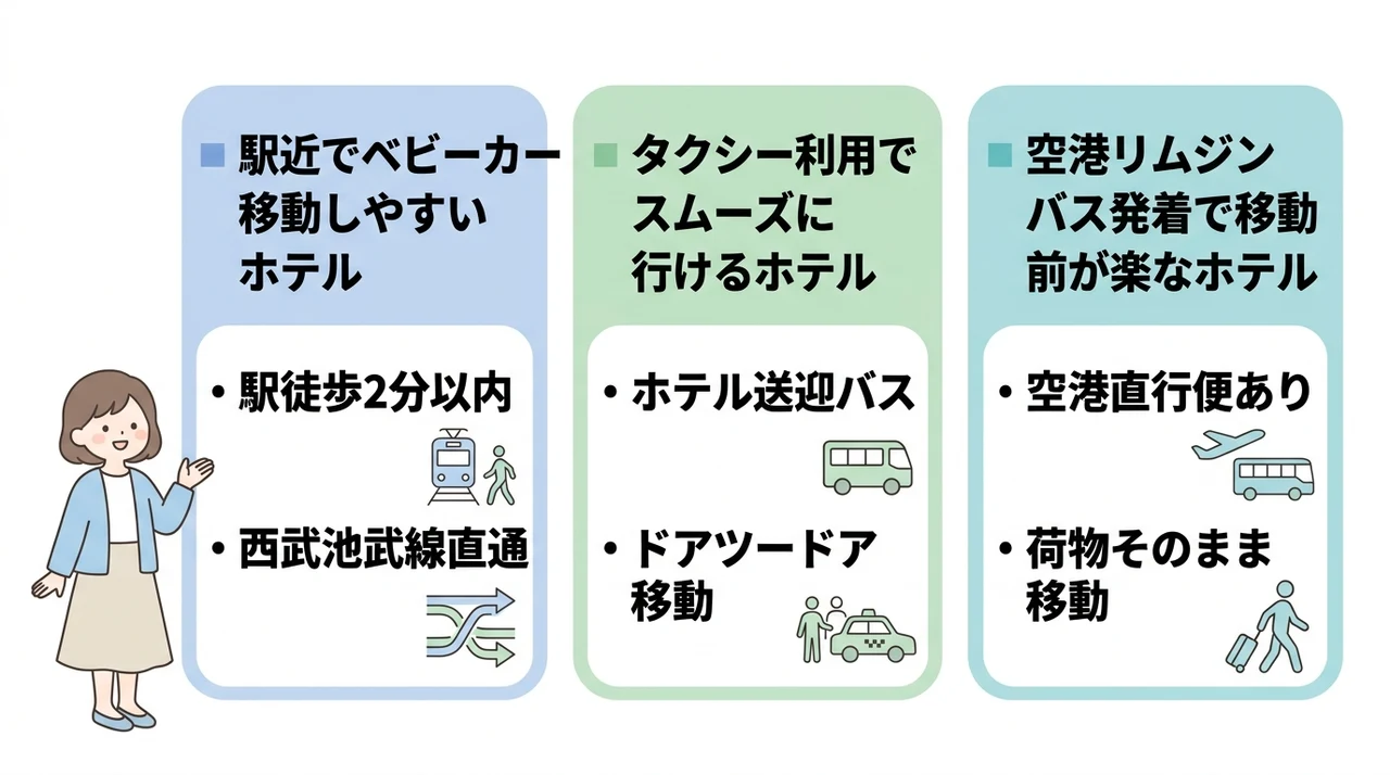 スタジオツアー東京へのアクセスで選ぶホテルタイプ別おすすめ
