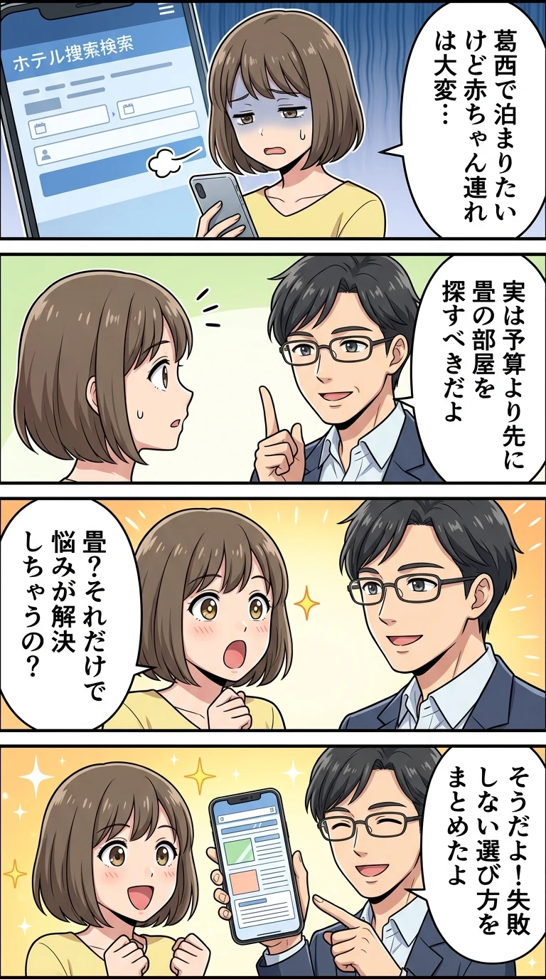 葛西臨海公園周辺 ホテル 子連れ 和室 赤ちゃん
