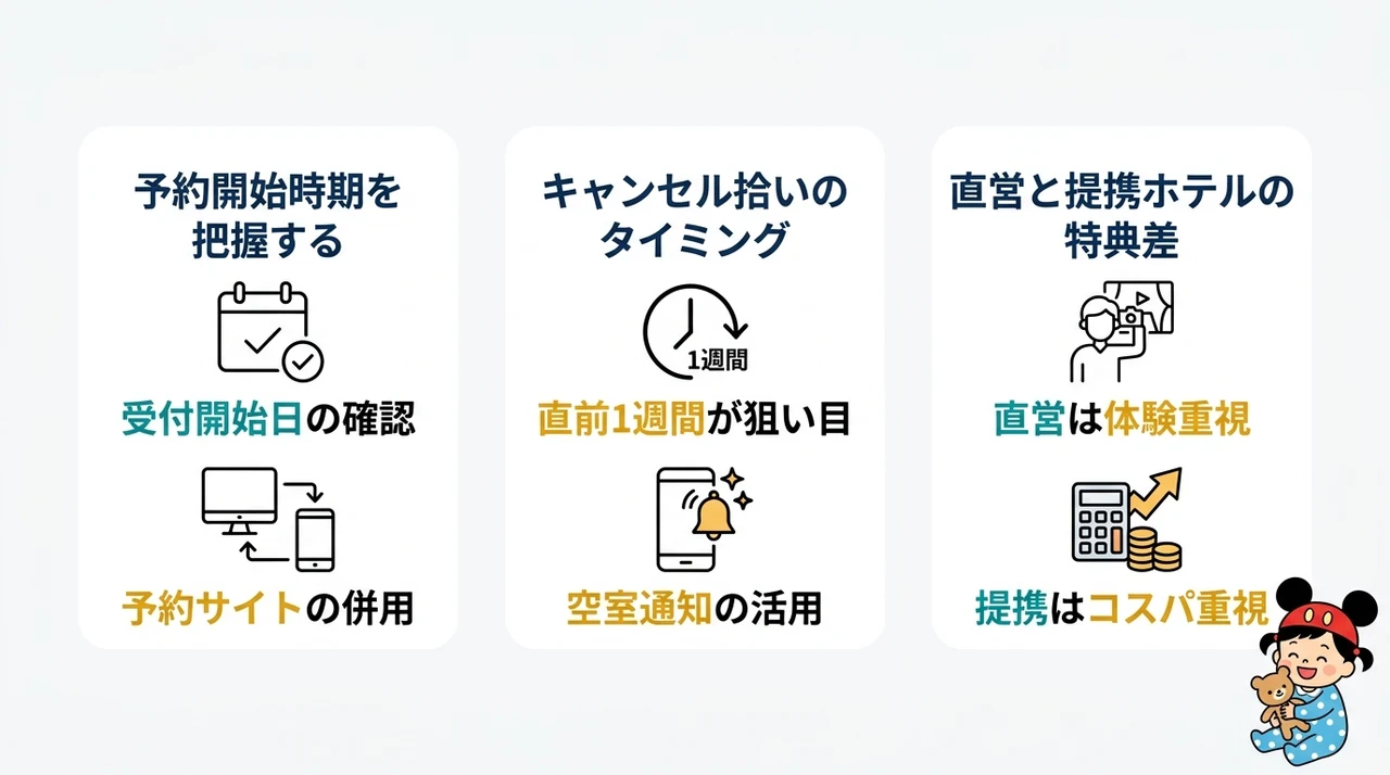 和室の予約を確実に取るための3つのコツ