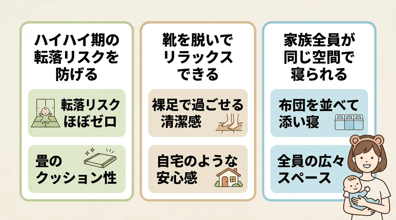子連れファミリーが和室ホテルを選ぶべき3つの理由