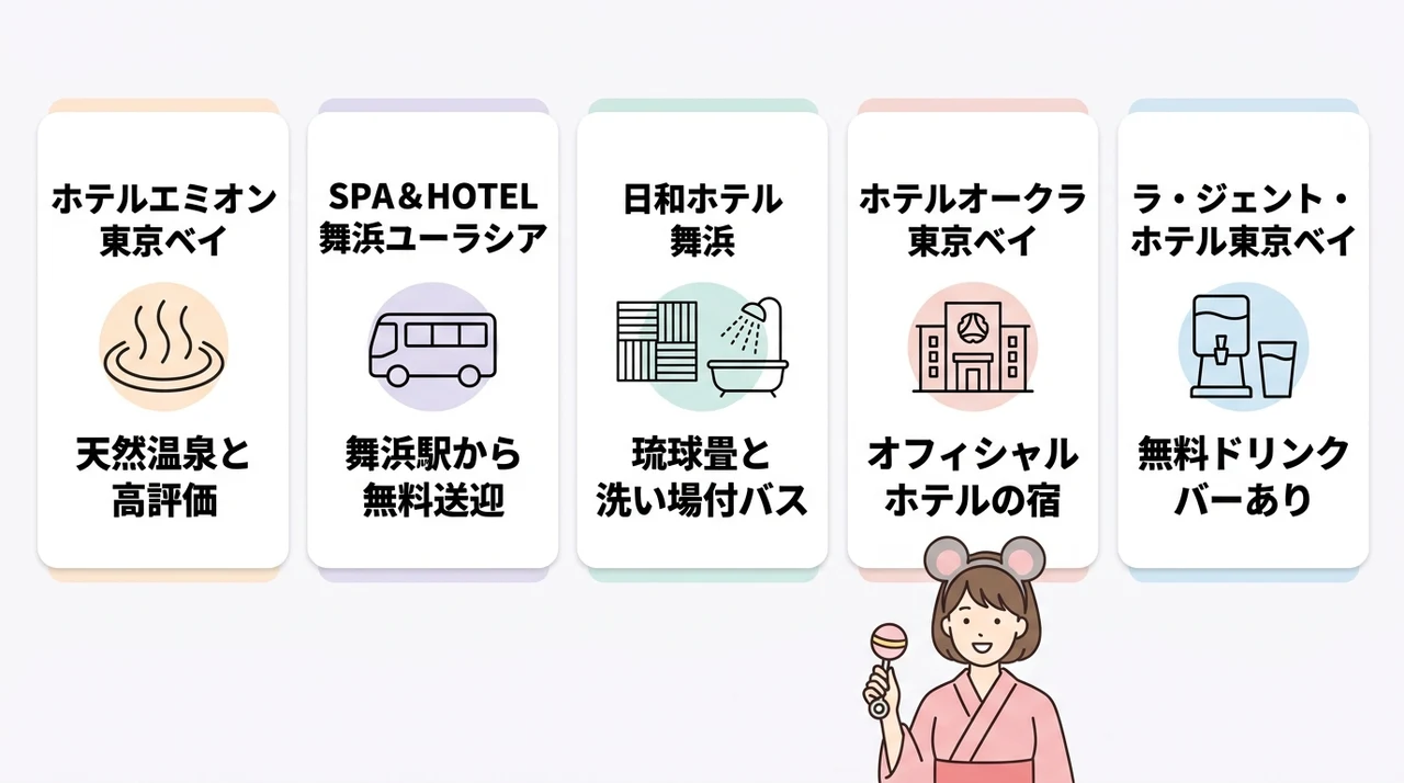ディズニーランド周辺で赤ちゃん連れに最適な和室ホテル5選