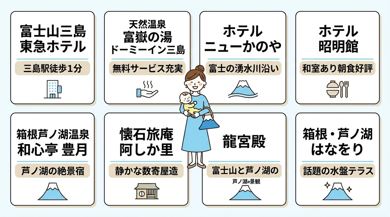 赤ちゃん連れ家族におすすめの和室があるホテル8選