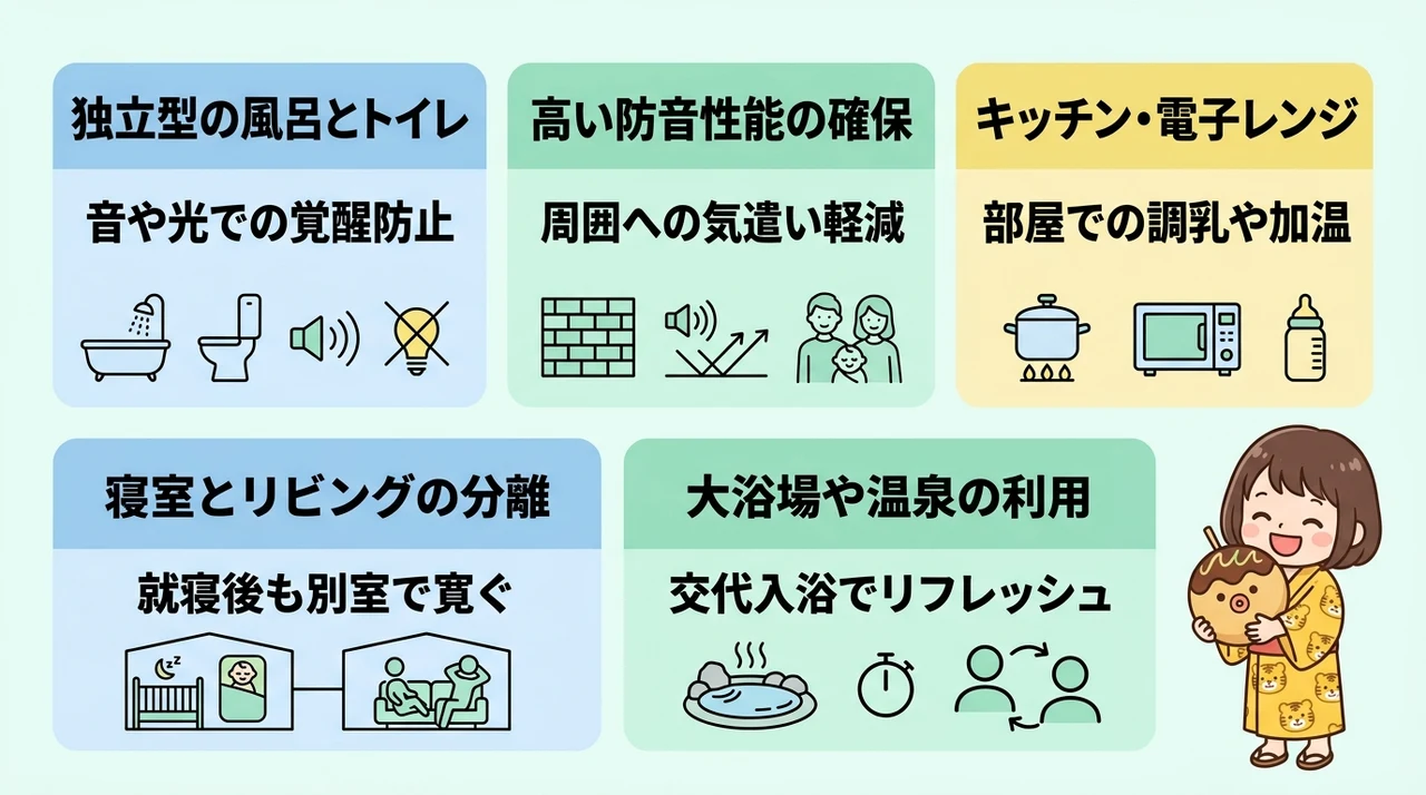 寝かしつけ後の親時間を確保する|夜の過ごし方で選ぶ和室の条件