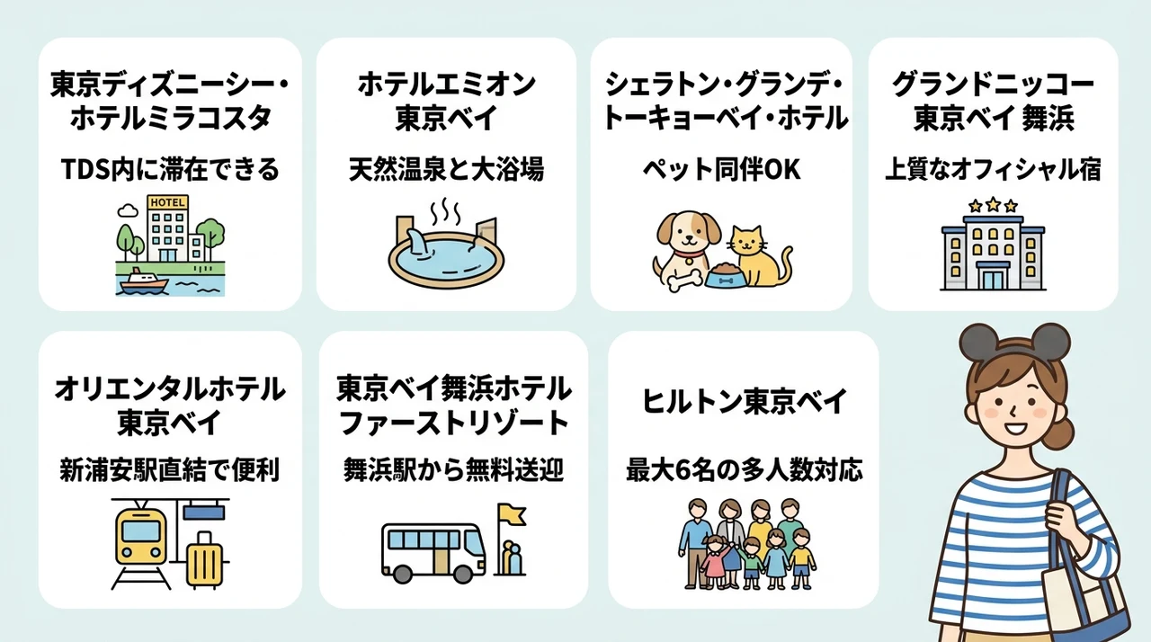 ディズニーシー周辺 子連れにおすすめホテル7選