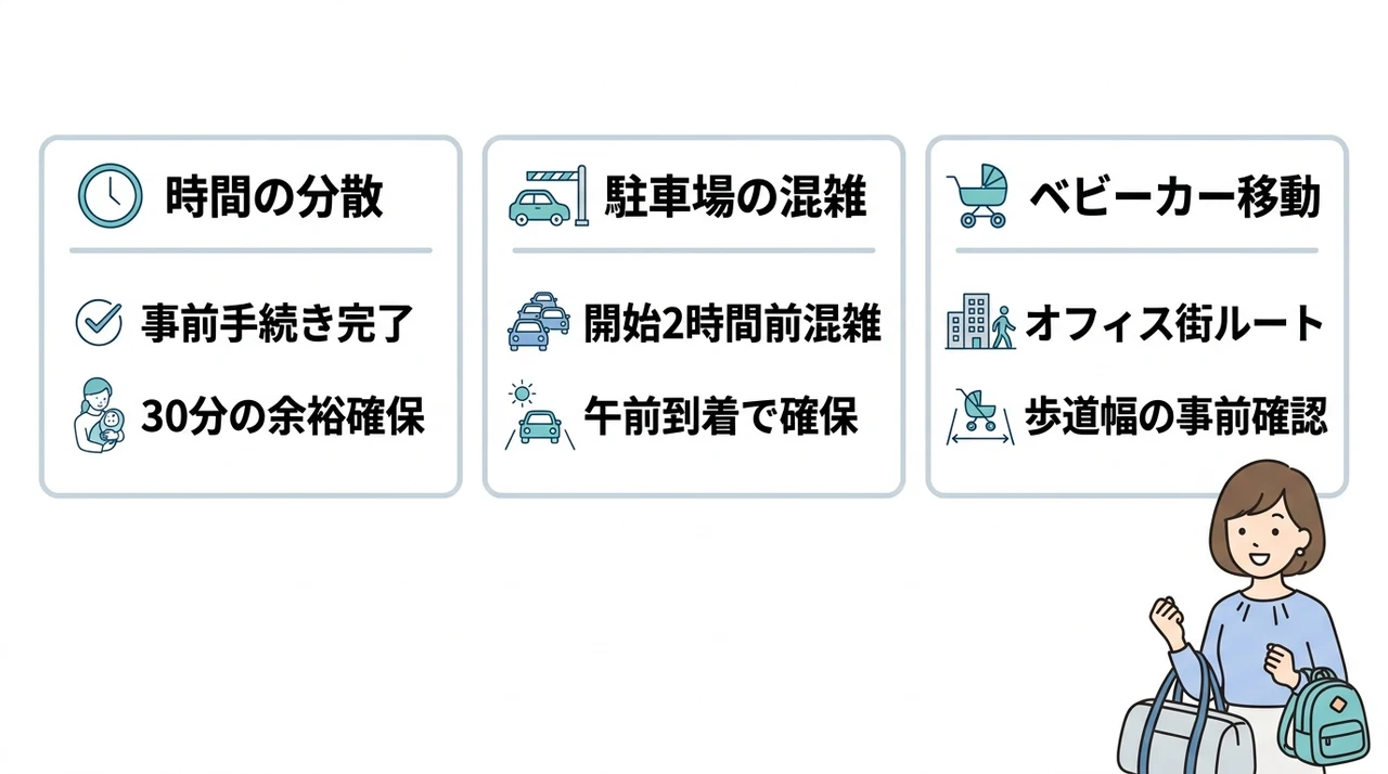 イベント当日の混雑を乗り切るための実践的な注意点