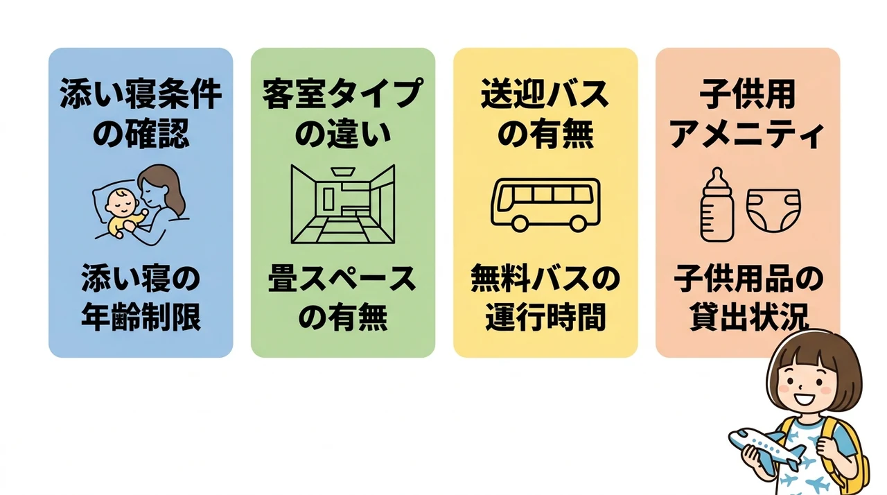 成田空港周辺で子連れに優しいホテル選びの重要ポイント