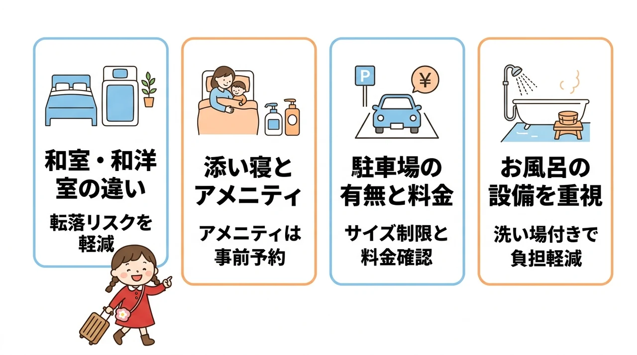 ふなばしアンデルセン公園周辺で子連れが泊まりやすいホテルの選び方