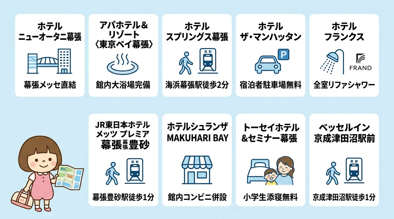 幕張で子連れ家族におすすめのホテル10選