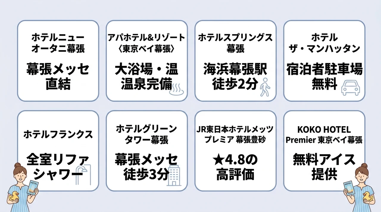 海浜幕張駅周辺の子連れにおすすめホテル8選
