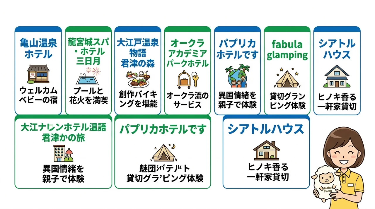 君津エリアの子連れおすすめホテル7選