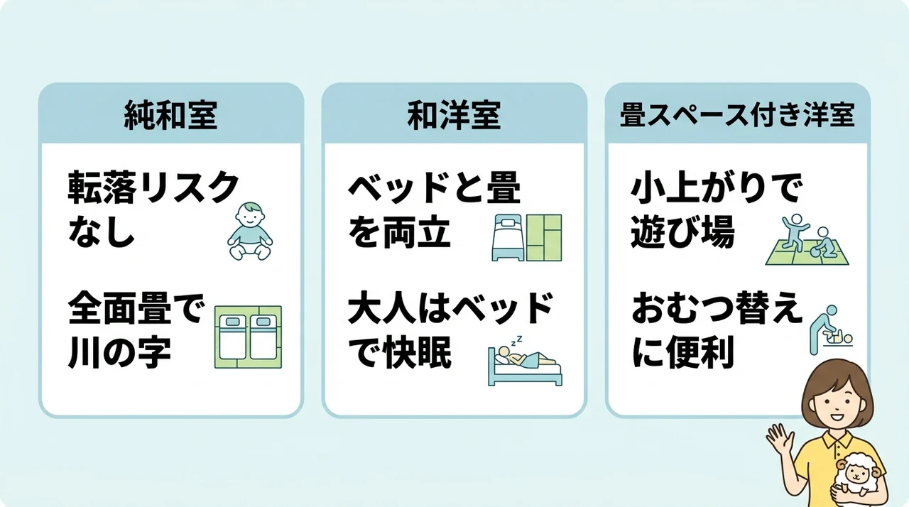 子連れ旅行の快適さを左右する客室タイプを徹底比較