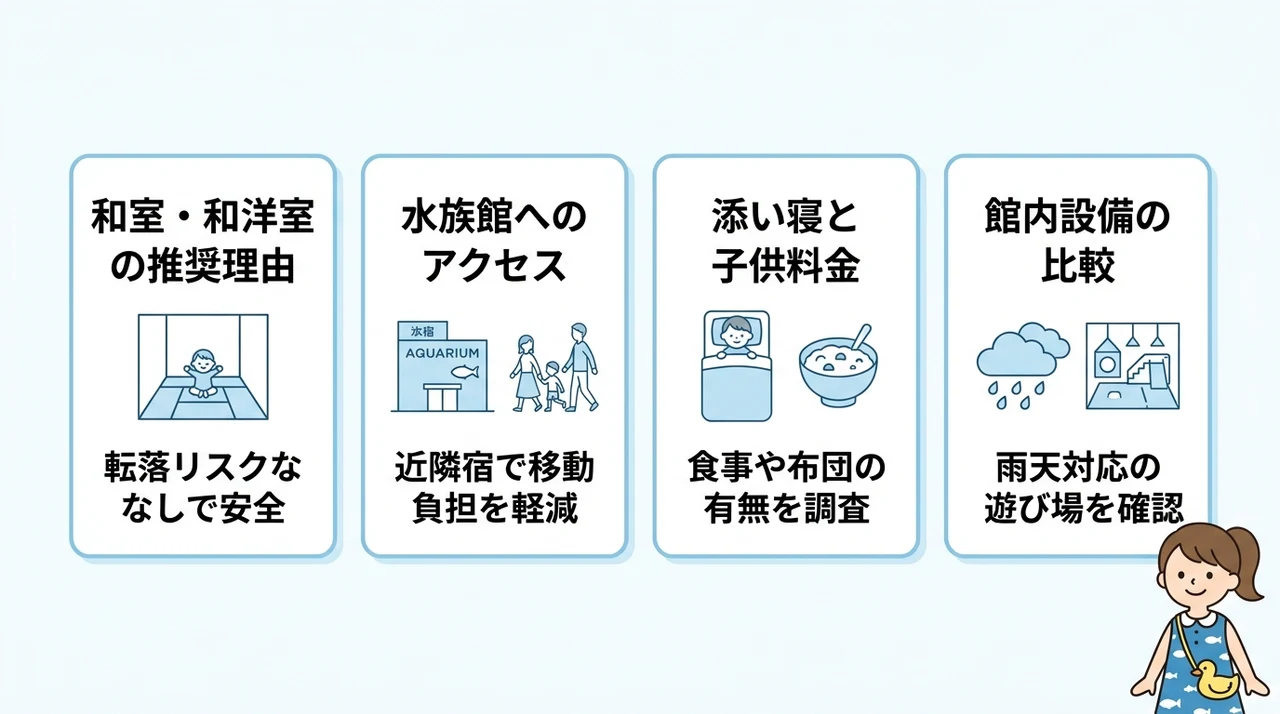 鴨川で子連れ旅行を成功させるホテル選びの基本