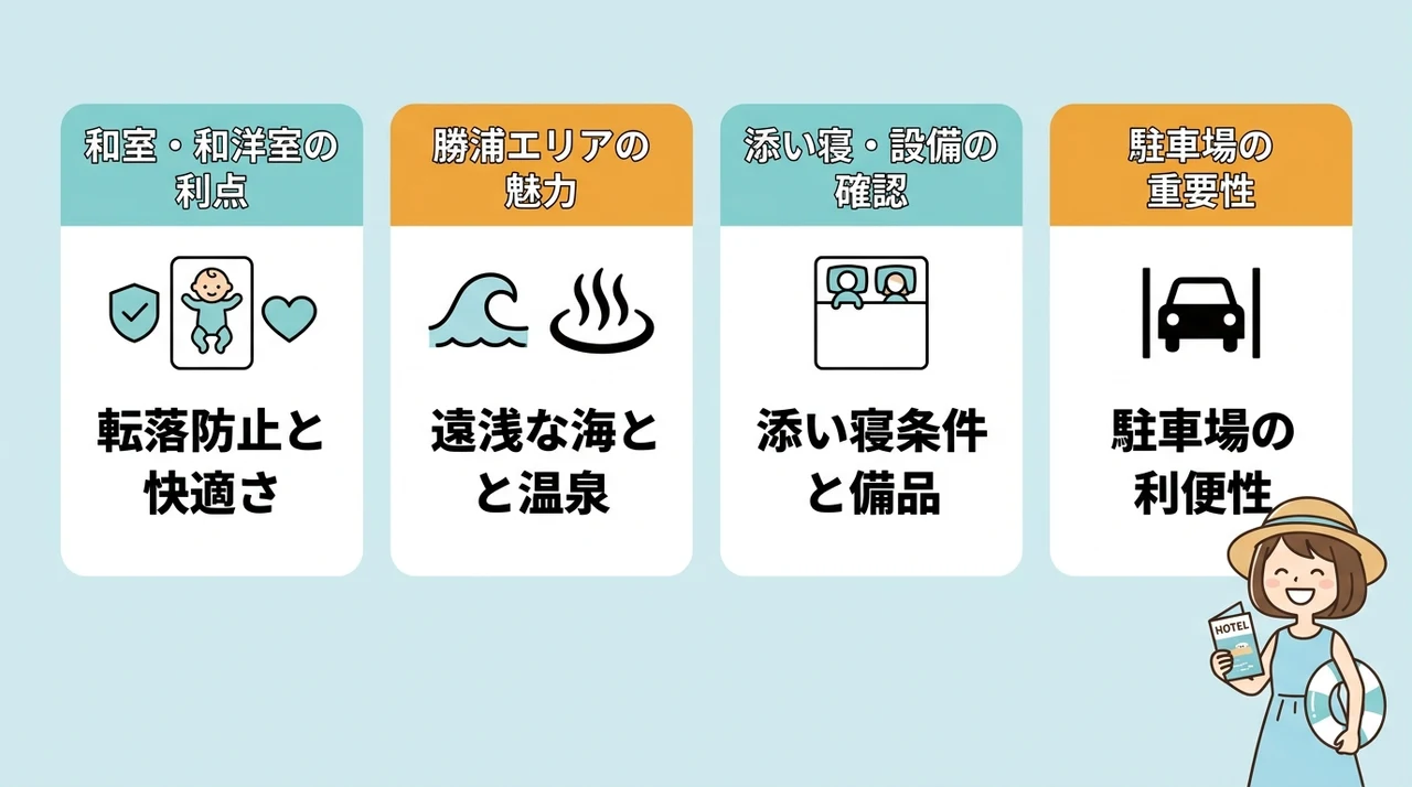 勝浦で子連れ旅行を成功させるホテル選びの基本