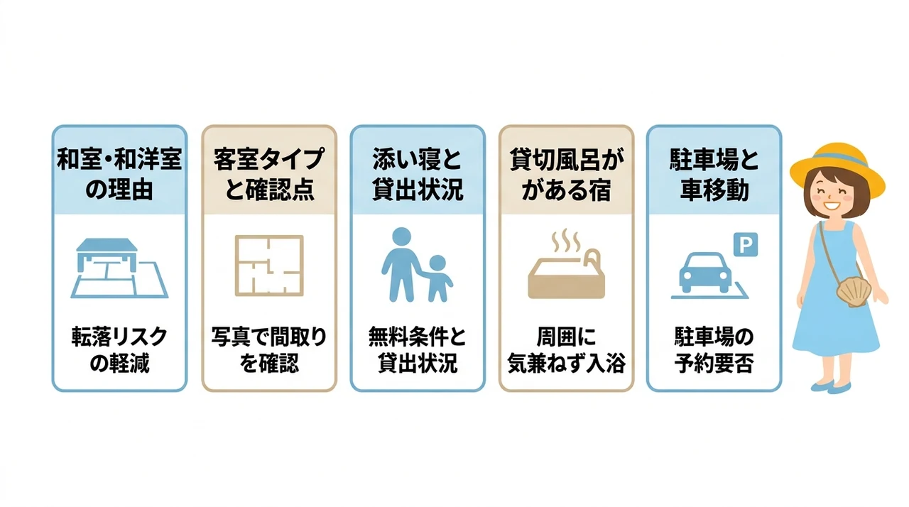 九十九里の子連れホテル選びで失敗しないための基本知識
