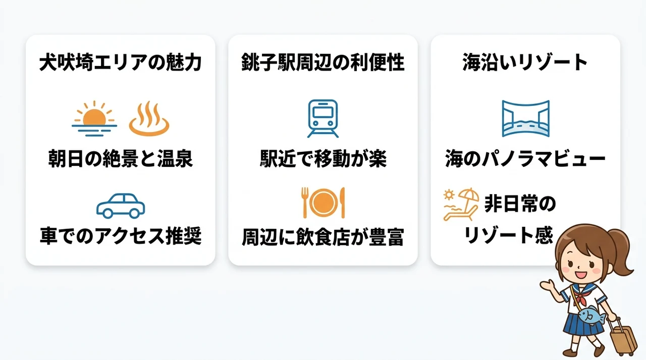 銚子で子連れ旅行に最適なホテルの選び方とエリア別の特徴