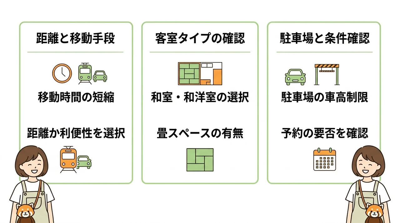 日本平動物園周辺のホテル選びで失敗しないための3つのポイント