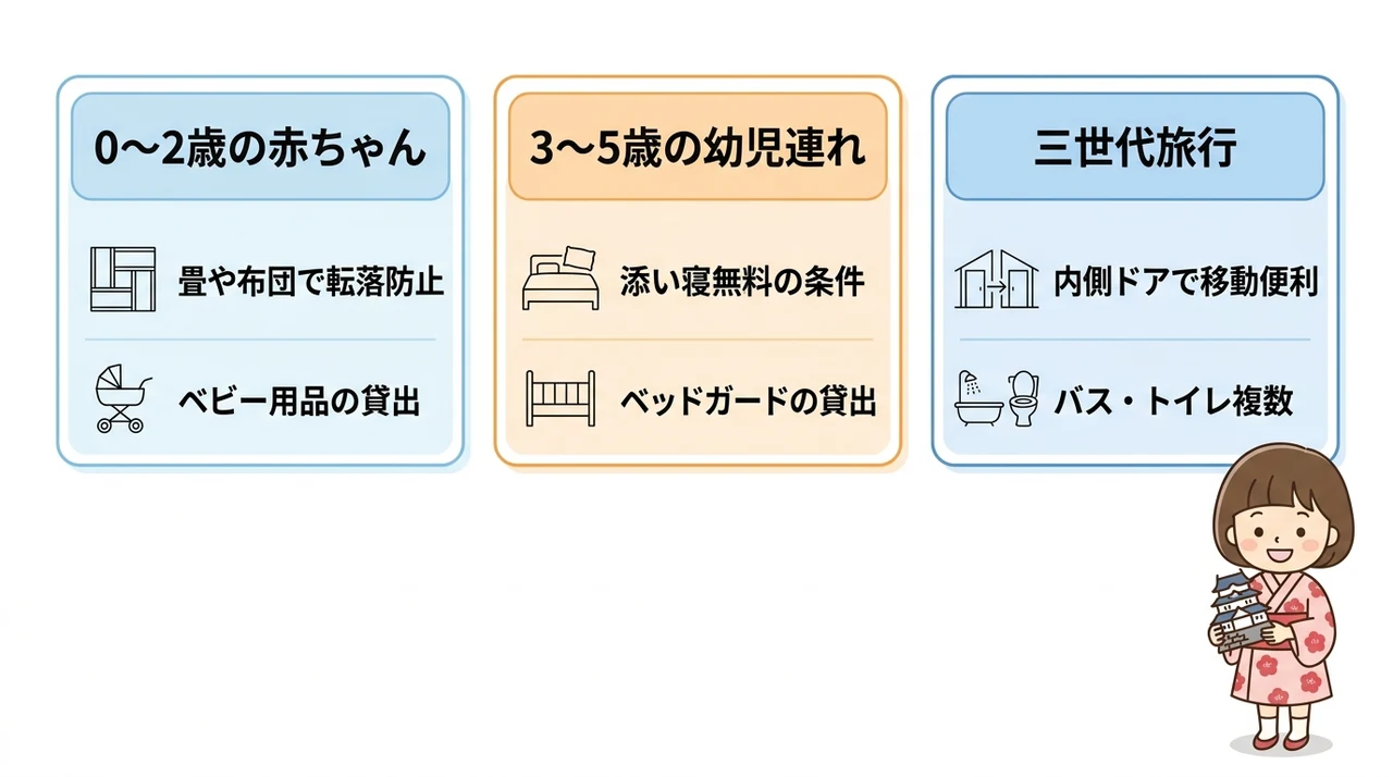失敗しない!年齢別に見る客室タイプの選び方