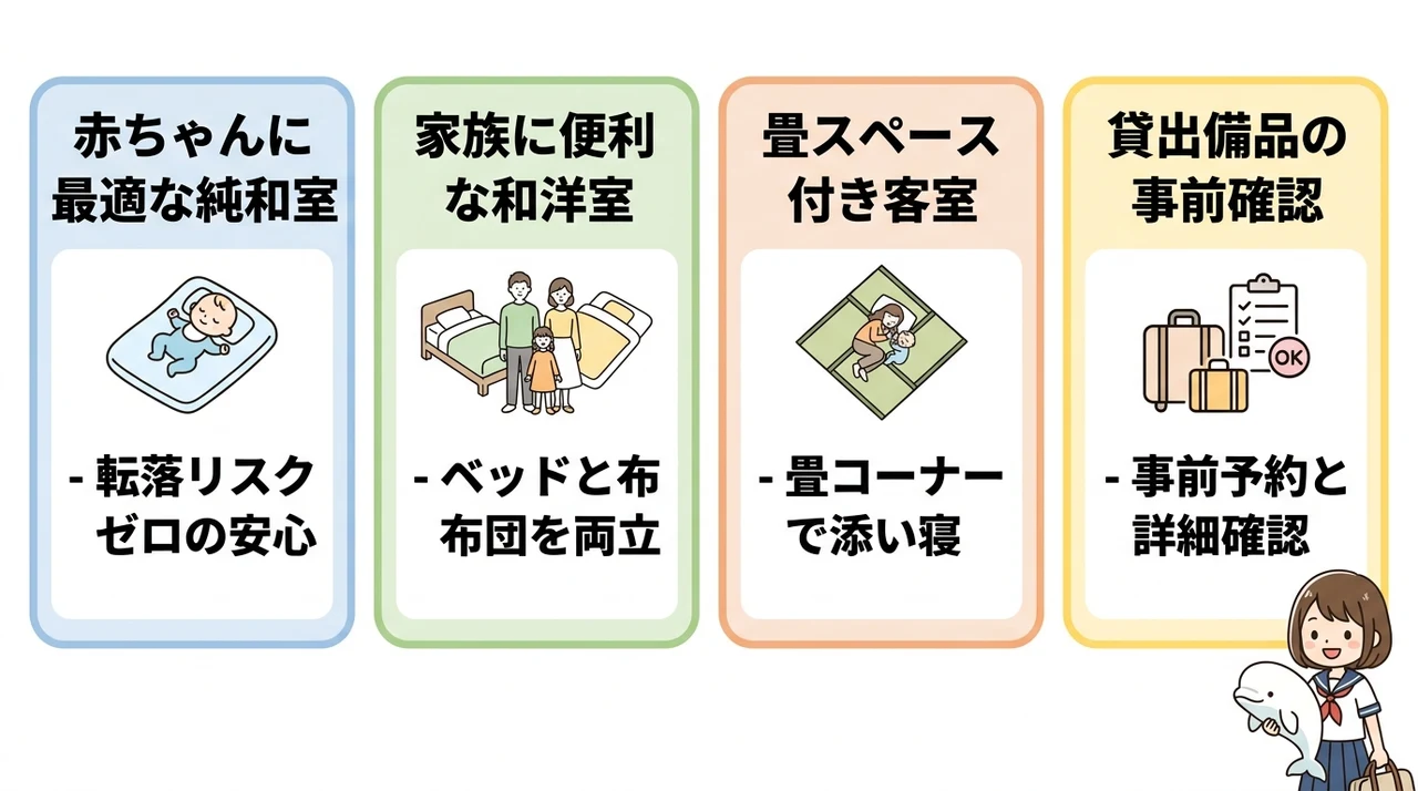 子連れ旅行の満足度を高める客室タイプの正しい選び方