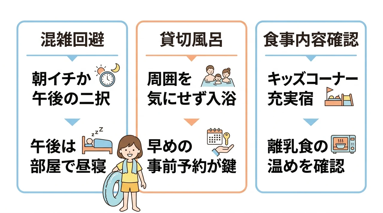 子連れ旅行でありがちな不安を解消する3つの秘訣