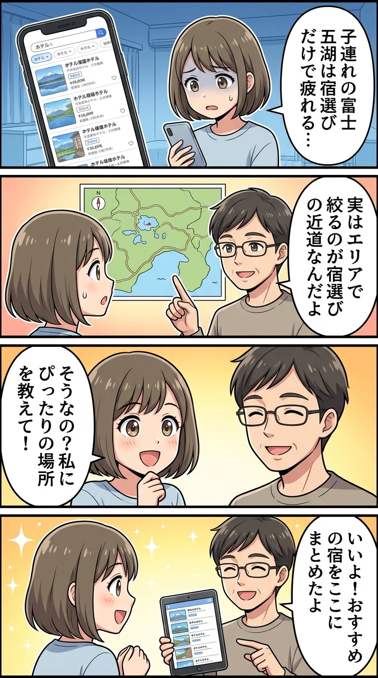 富士五湖 子連れ 宿