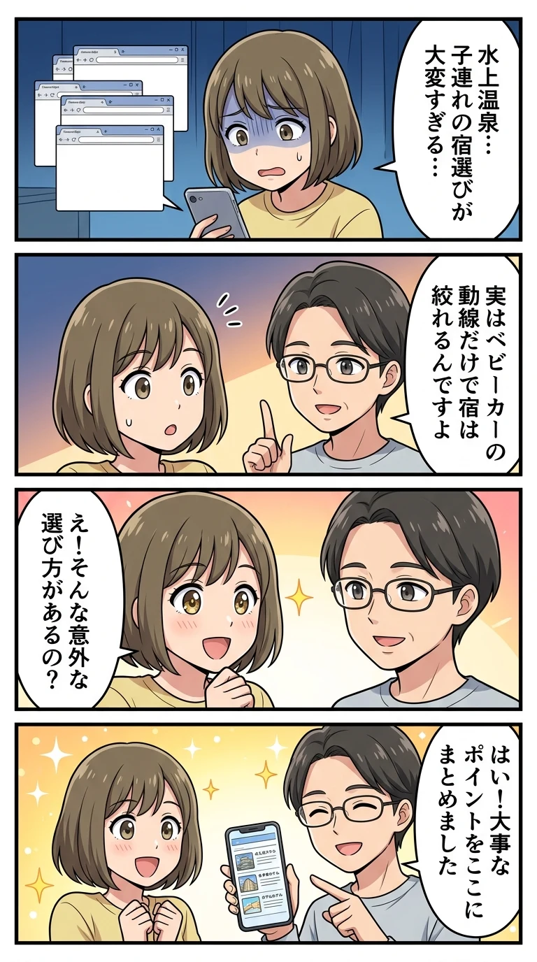 水上温泉 子連れ 宿
