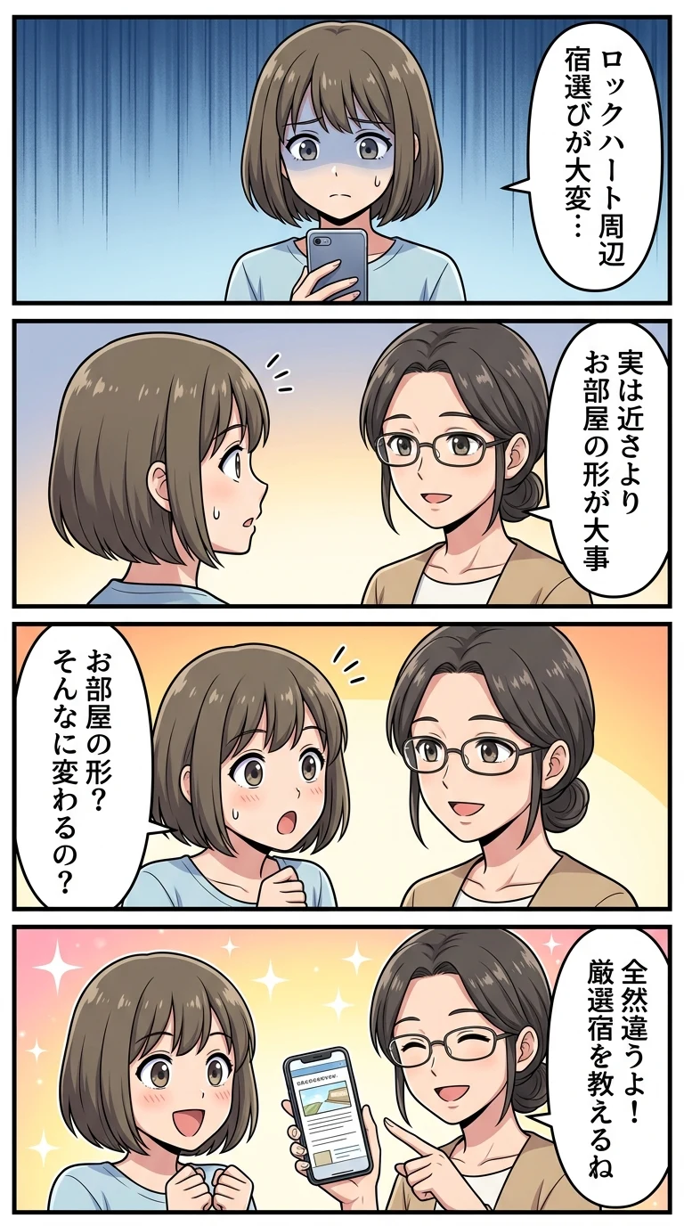ロックハート城周辺 ホテル